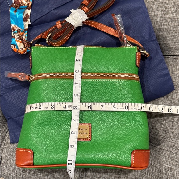 Dooney & Bourke Pebble Grain Green Leather Crossbody NWT - Picture 17 of 17